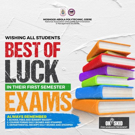 Exam Success Flyer Design, Exam Poster Design, Good Luck Pubmat, Exam Pubmat, Tuition Poster Design, Exam Poster, Pubmats Graphic Design, Pubmats Ideas, Exams Finished