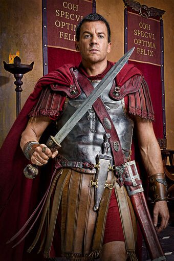 Gaius Claudius Glaber | Spartacus Wiki | Fandom Gladiator Female, Marcus Licinius Crassus, Centurion Armor, Spartacus Tv Series, Rome Tv Series, Spartacus Vengeance, Spartacus Series, Liam Mcintyre, Gods Of The Arena