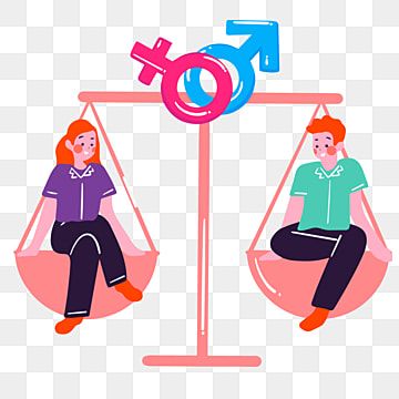 Gender Equality Illustration, Equality Illustration, Gender Equality Art, Libra Male, Gender Equality Poster, Happy Mothers Day Sister, Pink Cartoon, Poster Drawing, Gender Equality