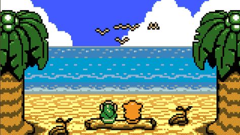 The Legend of Marin: How ‘Link’s Awakening’ Gave ‘Zelda’ Character https://goombastomp.com/legend-of-marin-links-awakening-gave-zelda-character/ Links Awakening Marin, Zelda Mural, Link And Marin, Galaxy Flip Wallpaper, William Core, Link's Awakening, A Link To The Past, Pixel Gif, Link To The Past