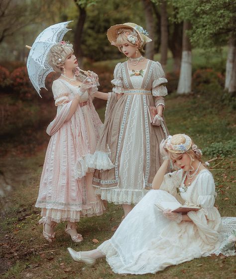 Tea Party Aesthetic Vintage Outfit, Victorian Tea Party Outfit, Vintage Tea Party Outfit, Garden Tea Party Outfit, Party Dress Outfit, Classic Romantic Style, Aesthetic Vintage Outfits, Victorian Tea Party, Vintage Tea Dress