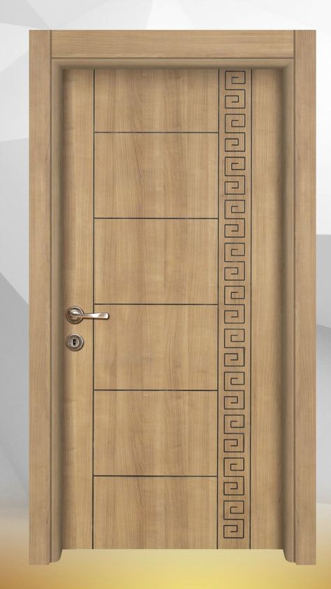 Membrane Door Designs, Single Main Door Designs, Flush Door Design, House Main Door Design, Single Door Design, Door Design Photos, Front Door Design Wood, Wooden Front Door Design, Wooden Main Door Design