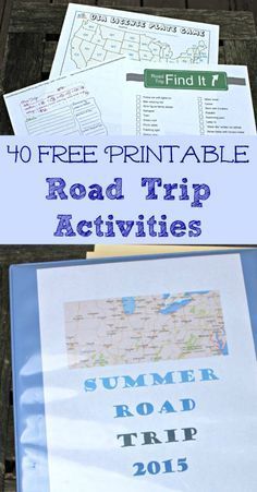 Amazing way to keep the kids busy on long road trips! TONS of free printable games/activities for them. Road Trip Binder, Road Trip Activities For Kids, Printable Road Trip Games, Family Car Trip, Travel Binder, Printable Road, Trip Activities, Road Trip Activities, Free Printable Games