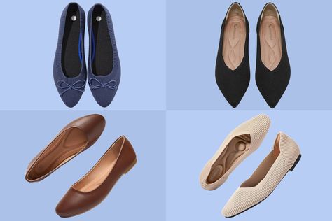 10 Comfy Ballet Flats You’ll Actually Want to Wear Around Town—All Under $30 Comfy Ballet Flats, Comfortable Ballet Flats, Timeless Shoes, Entertaining Gifts, Fashion Hub, Beauty Clothes, Mary Jane Flats, Real Simple, Ballet Flat Shoes