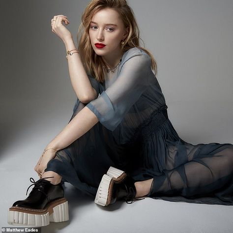 Dress and jewellery, Christian Dior. Shoes, Stella McCartney... Guy Ritchie Movies, Phoebe Dynevor, Stella Mccartney Elyse, Female Images, Fashion Stylist, Korean Girl, Editorial Fashion, Celebrity Style, Persona