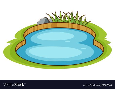 Pool In Garden, Rabbit Drawing Easy, Farm Cartoon, Life Edit, Rabbit Drawing, Small Pond, Preschool Arts And Crafts, Hipster Wallpaper, Small Ponds