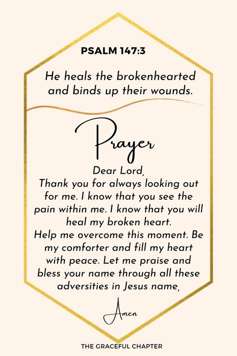 Prayer – Psalm 147:3 Psalm 147:3, Famous Bible Verses, The Graceful Chapter, Bible Reflection, Prayer Poems, Prayers For Him, Prayer For Love, Psalm 147, Bible Readings