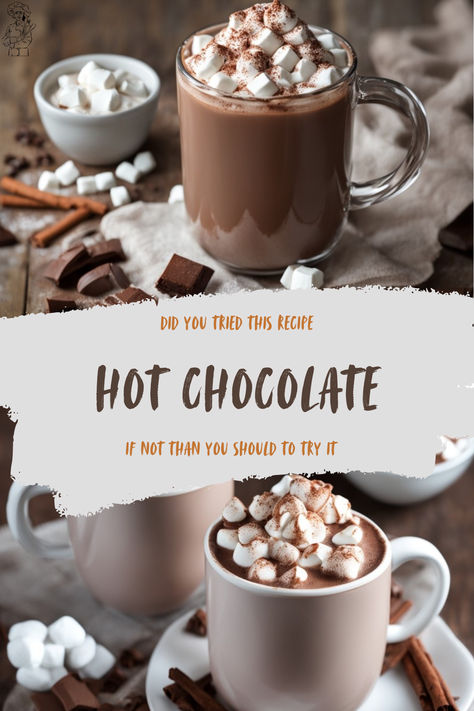 This hot chocolate recipe is incredibly easy to make and can be customized to your liking. Hot Chocolate Recipes Single Serving, Hot Chocolate Recipes Easy, Almond Milk Hot Chocolate Recipe, Hot Chocolate With Milk, Best Hot Chocolate Recipe, Homemade Hot Chocolate Recipe, Best Hot Chocolate Recipes, Hot Chocolate Recipe Homemade, Chocolate Almond Milk