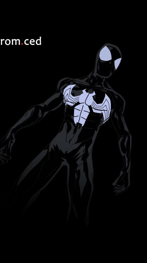 Black Suit Spiderman, Marvel Phone Wallpaper, Spiderman Comic Art, Spiderman Wallpaper, Symbiote Spiderman, Venom Spiderman, Spiderman Venom, Image Spiderman, Spiderman Drawing