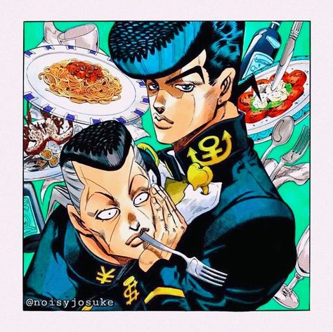 3,251 Likes, 5 Comments - ✨𝐇𝐞𝐥𝐥𝐨, 𝐈'𝐦 𝐌𝐢𝐫𝐮!✨ (@noisyjosuke) on Instagram: “Josuke Higashikata and Okuyasu Nijimura, Diamond Is Unbreakable. . . . Swipe for the Original. Give…” Josuke Okuyasu, Oi Josuke, Josuke Higashikata, Akira Anime, Jojo's Bizarre Adventure Anime, Jojo Anime, Anime Wall Art, Jojo Bizzare Adventure, Anime Ships