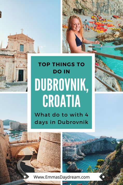 Top things to do in Dubrovnik, Croatia. Croatia travel tips and Itinerary. Best things to do in Dubrovnik. Split, Zagreb, Hvar, Dubrovnik travel. Croatia roadtrip itinerary. Where to go in what to do in Dubrovnik #croatia #dubrovnik #croatiatravel Dubrovnik Itinerary, Croatia Road Trip, Croatia Itinerary, Travel Croatia, Croatia Travel Guide, Vacation 2023, Croatia Dubrovnik, Croatia Beach, Europe Travel Outfits