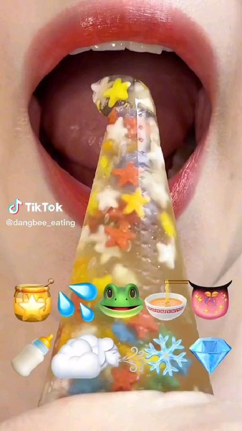 Closer Food, Emoji Food, Slime Asmr Food, Candy Videos, Satisfying Eats, Cool Emoji, Asmr Food, Love Animation Wallpaper, Food Vids