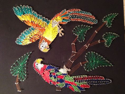 Bird string art