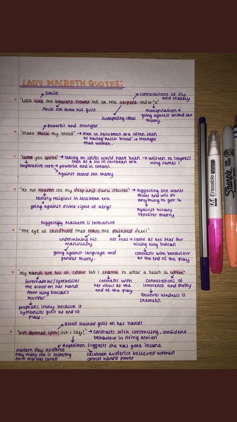 Lady Macbeth key quote analysis Lady Macbeth Essay, Key Macbeth Quotes, Revision Notes Macbeth, Macbeth Quotes Revision, Inspector Calls Quotes Analysis, Gcse Macbeth Revision, English Literature Notes Macbeth, Lady Macbeth Mindmap, English Macbeth Revision