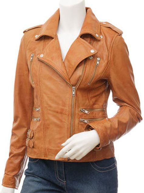 Tan Leather Jacket, Tan Leather Jackets, Best Leather Jackets, Leather Coat Jacket, Biker Leather Jacket, Black Leather Biker Jacket, Black Leather Coat, Women Jackets, Jackets Women