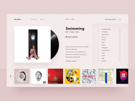 Web Music Player, Dieter Rams Design, Music App Design, Desain Ui, Music Web, Web Ui Design, Website Design Layout, App Design Inspiration, App Interface