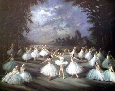 Sharon's Sunlit Memories: Carlotta Edwards Les Sylphides, Laura Knight, Genre Painting, Istoria Modei, Women Artist, Ballet Painting, Art Ballet, Fotografi Bawah Air, Vintage Ballet