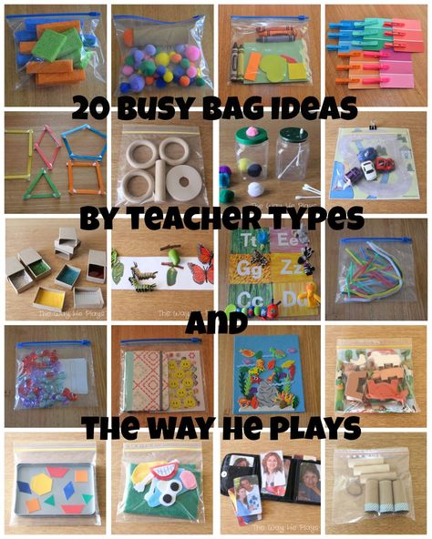 20 Busy Bags for Busy Little People Activity Bins For Preschoolers, Busy Bags For Preschoolers, Toddler Busy Bags, Car Journey, Busy Activities, Activity Bags, Crafts And Activities For Kids, Quiet Time Activities, Busy Boxes