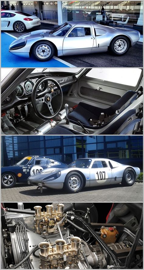 ✖️ BLOGS & COLLECTION ✖️ FOR SALE: Porsche 904 / 6 GTS Carrera 2.0, 1964, 250 HP - 265 km/h, 6 Cylinder Engine - Classic Racing Cars - #Business-Code: BCD/PORSCHE-904.005 / > many thx to Worldchampion Walter Roehrl for testing... Porsche 904 Gts, Electric Car Engine, Porsche 904, Super Sports Cars, Car Man Cave, 550 Spyder, Reverse Trike, Porsche Sports Car, Porsche Motorsport