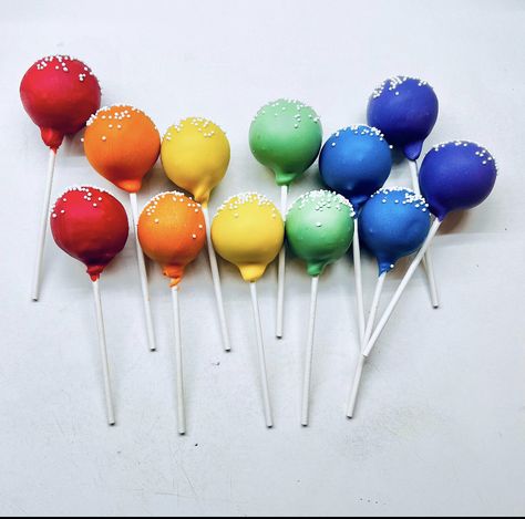 Party Favor Treats, Pride Birthday, Rainbow Cake Pops, Pride Celebration, Celebration Cake, Colorful Cakes, Rainbow Cake, School Colors, Rainbow Pride