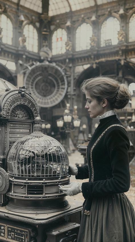 Victorian Steampunk Art, Steampunk Fantasy Aesthetic, Victorian Futurism, Dieselpunk Aesthetic, Victorian Steampunk Aesthetic, Dark Steampunk, Steampunk Photography, Vintage Futurism, Steampunk City