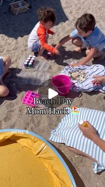 Shannon Doherty on Instagram: "GENIUS BEACH DAY MOM HACK 🏖️SAVE this easy mom hack to make your beach days filled with tons of fun!! Hours of entertainment especially for the little ones at the beach!!  LIKE + COMMENT - “links” - for links to the tackle boxes and paint I use plus some more mom hack finds!  This is such a fun and easy mom hack to keep your family entertained all day at the beach! Bring some washable paint and paint brushes - let them paint on all the rocks and shells they find! So fun and easy to clean up at the beach :)  FOLLOW ME @athomewith.shannon for all my favorite mom hacks and tips and tricks to make your life easier! #mom #momhacks #momhack #parenting #parentingtips #parentinghacks #hacks #tipsandtricks #momsofinstagram" Fix Flip Flops, Shannon Doherty, Beach Hacks Tips And Tricks, Hacks And Tips, Washable Paint, Beach Hacks, Hacks Videos, Tackle Box, Mom Hacks