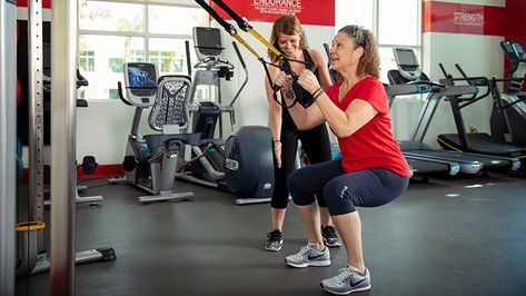 Trx For Seniors, Reformer Pilates Studio, Trx Squat, Trx Exercises, Trx Training, Pilates Reformer Exercises, Trx Workouts, Dynamic Movement, Side Lunges