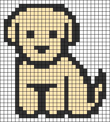 Alpha pattern #47614 variation #73447 | BraceletBook Dog Tapestry Crochet, Dog Perler Bead Patterns, Dachshund Alpha Pattern, Bulldog Alpha Pattern, Alpha Patterns Crochet Dog, Dog Pixel Art, Black And White Alpha Pattern, Dog Alpha Pattern, Small Alpha Patterns