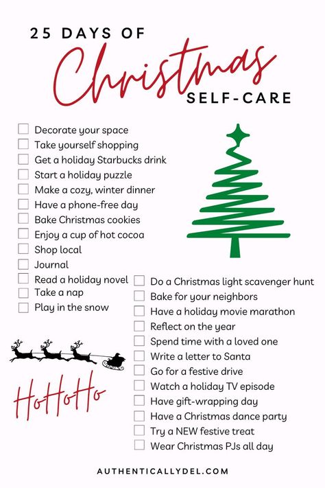 Christmas self-care Christmas Self Care, Štědrý Den, Christmas Checklist, Christmas Things To Do, Self Care Checklist, Christmas Bucket List, Christmas Bucket, Christmas Prep, Holiday Puzzle