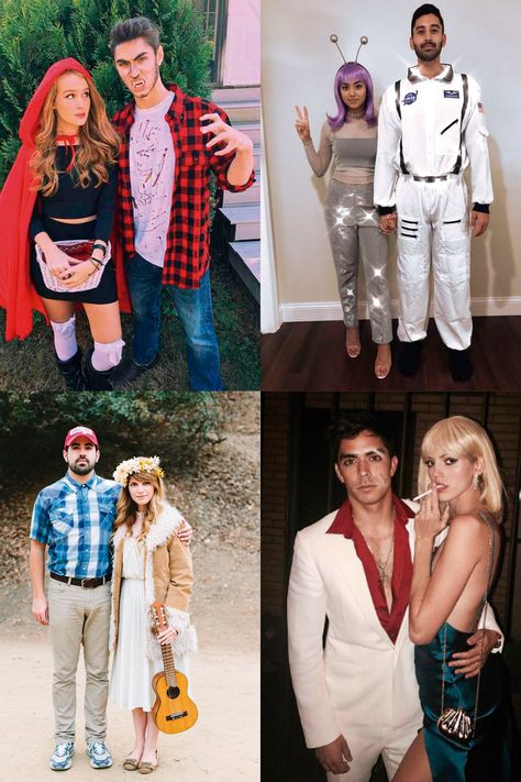 Check these amazing 25 couples Halloween costume ideas perfect for you and your bae. If you're going to a college Halloween party with your date, you're going to love all these costumes for couples! You shouldn't miss number 6! #Hallowen #costumecouples #costumeideas Barbenheimer Couple Costume, Jlo And Diddy Halloween Costume, Pablo Escobar And Wife Costume, Halloween Costumes 2 Couples, Older Couples Costumes, Austin Powers Couples Costume Fembot, Saved By The Bell Costume Couple, Not Cheesy Couple Costumes, Couple Iconic Costumes