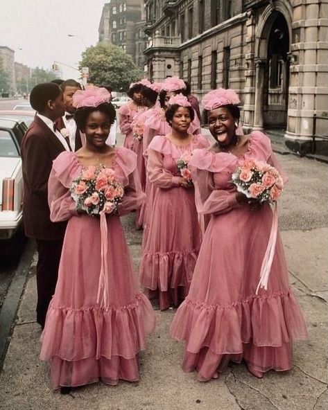 Photo New York, Vintage Bridesmaids, Vintage Black Glamour, Pink Gowns, We Are The World, Magnum Photos, Vintage Bride, Vintage Bridal, Wedding Bells