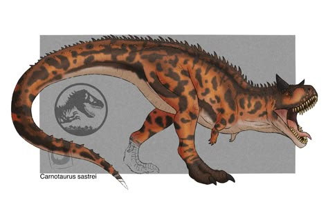 Carnotaurus Drawing, Carnotaurus Art, Dinosaur Carnotaurus, Ahri Wallpaper, Jurrasic World, Dinosaur Sketch, Dino Art, Dinosaur Images, Fallen Kingdom