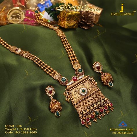 Jewelegance (@myjewelegance) • Instagram photos and videos Jadtar Necklace Set, Gold Har, Antique Necklace Set, Marriage Jewellery, Bridal Jewels, Antique Jewellery Designs, Gold Mangalsutra Designs, Handmade Gold Jewellery, Gold Necklace Indian Bridal Jewelry