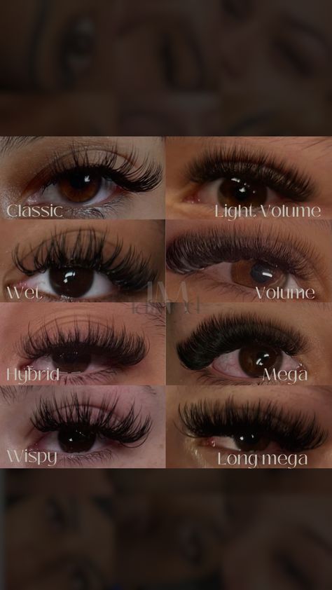 Lashes Extensions On Black Women, Lash Styles Extensions, Lash Extensions Styles Black Women, Wispy Hybrid Lash Extensions, Lash Styles, Lashes Extensions, Lash Extensions Styles, Lash Sets, For Lash