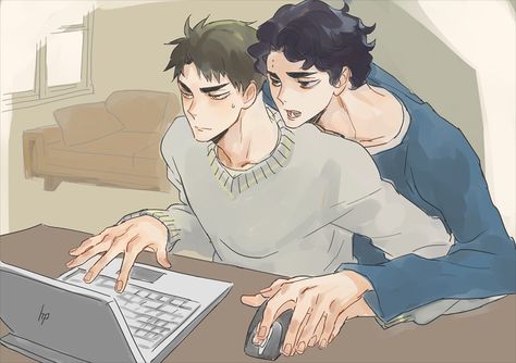 Sakusa X Ushijima, Anime Lemon, Pokemon Game Characters, Ushijima Wakatoshi, Kageyama Tobio, Haikyuu Ships, Haikyuu Characters, Haikyuu Fanart, Anime Ships