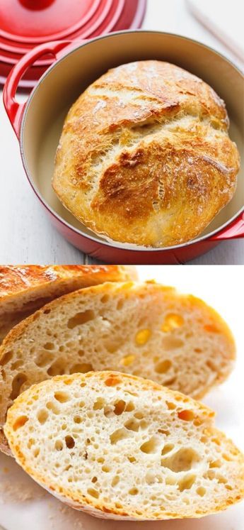 Crusty Bread Recipe Dutch Oven, Overnight Bread Recipe, No Knead Dutch Oven Bread, Dutch Oven Bread Recipe, Crusty Bread Recipe, Pot Bread, Oven Bread, Dutch Oven Bread, Knead Bread Recipe