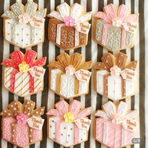 Box Cookies, Cookie Birthday Party, Lirika Matoshi, Sugar Cookie Royal Icing, Pretty Cookies, Fancy Cookies, Xmas Cookies, Creative Cookies, Cookie Frosting