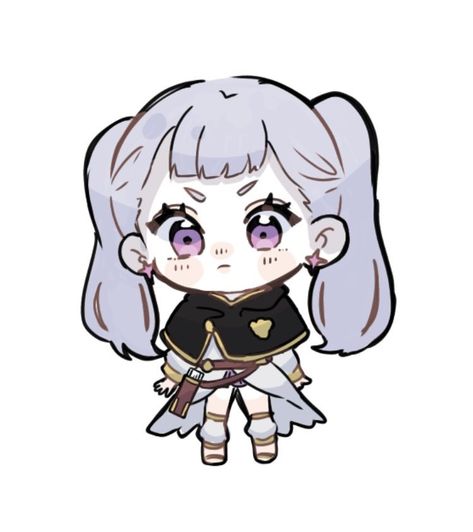 Black Clover Chibi, Secre Black Clover, Noelle Silva, App Anime, Anime Galaxy, Black Clover Manga, Club Hairstyles, Black Clover Anime, Bullet Journal Design Ideas