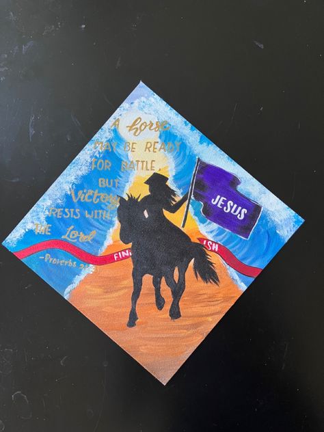 Horse Graduation Cap, Cap Girl, Graduation Cap Toppers, Graduation Cap Designs, Cap Ideas, Graduation Caps, Cap Designs, Grad Cap, Graduation Cap