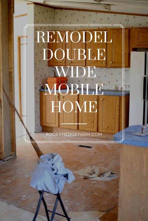 Remodeled Double Wide Mobile Homes, Mobile Home Kitchen Remodel, Mobile Home Walls, Mobile Home Kitchen Cabinets, Home Kitchen Remodel, Double Wide Remodel, Mobile Home Redo, Mobile Home Doublewide, Double Wide Home