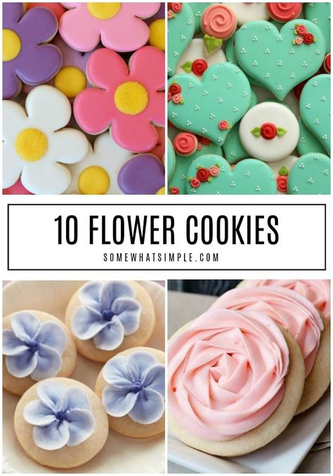 Say "Hello Spring" by baking some delicious Sugar Cookie Flowers for neighbors and friends! #cookies #flowercookies #springtreats #springcookies #easycookies Easter Flower Cookies, Sugar Cookie Flowers, Friends Cookies, Spring Flower Cookies, Cookie Flowers, Wedding Cookies Decorated, Flower Shaped Cookies, Flower Sugar Cookies, Mixer Recipes