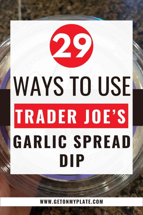 Trader Joes Garlic Spread Dip Recipe, Garlic Dip Recipes, Chicken Shawarma Wrap, Chili Oil Recipe, Garlic Spread, Garlic Dip, Trader Joes Recipes, Aglio Olio, My Plate