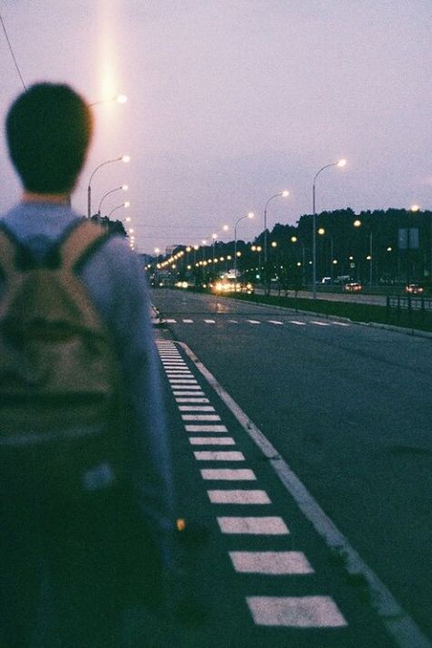 Fireworks, At Night, The Sky, A Man, Walking