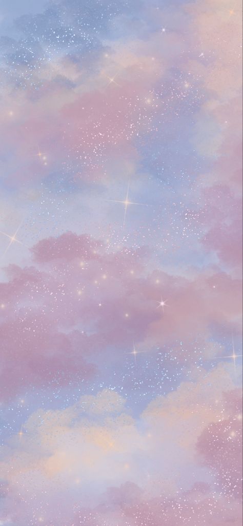 #wallpaper #iphone #iphonewallpapers #aesthetic #digital #clouds Anime Cloud Wallpaper, Pink Universe Wallpaper, Sky Backgrounds, January Wallpaper, Iphone Wallpaper Classy, Fairy Wallpaper, Pastel Clouds, Pastel Butterflies, Iphone Wallpaper Kawaii