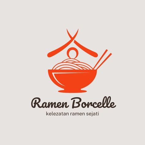 Ramen Logo, Great Logos, Canva Design, Fashion Logo, Logo Templates, Ramen, More Fun, Design Details, Color Palette