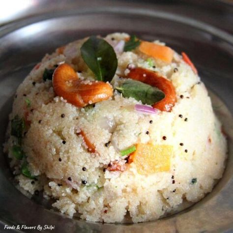 Upma Recipe:- How to make rava upma at home? - Foods And Flavors Upma Recipe Indian Breakfast, Upma Recipe Sooji, Vegetable Upma Recipe, Rava Upma Recipe, Rava Upma, Upma Recipe, Indian Breakfast, Yummy Comfort Food, South Indian Food