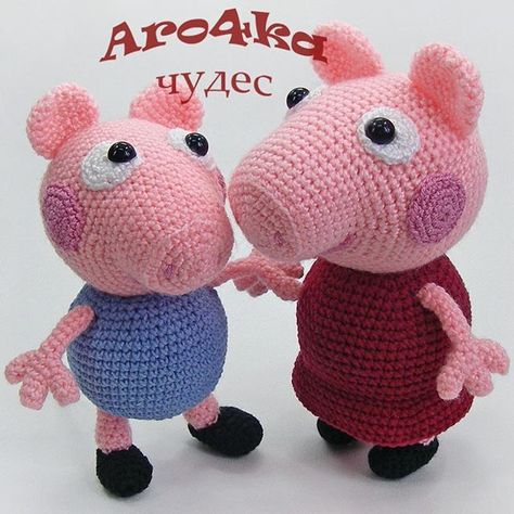 100 Best Amigurumi Crochet Free Patterns and Tutorials - Amigurumi Crochet Peppa Pig Pattern Free, Peppa Pig Crochet Pattern Free, Minion Pattern, Crochet Football, Crochet Numbers, Knitting Toy, Toy Rabbit, Crochet Free Patterns, Minion Crochet