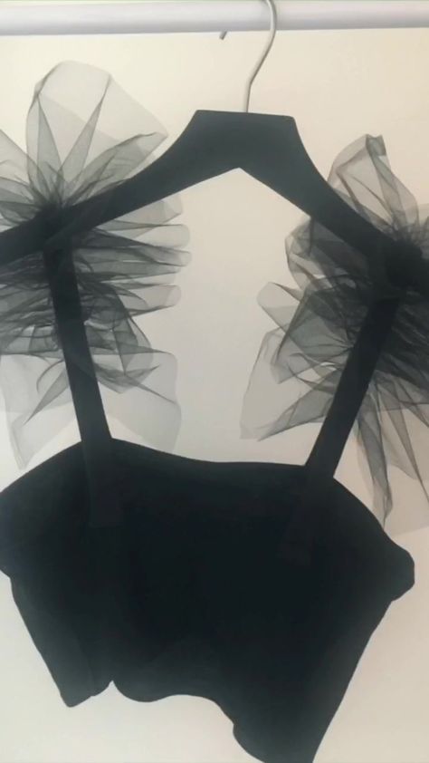 The tulle top that is only $40 only on Lisa N. Hoang. Black Tulle | Shaed | Celebrity Fashion | Black Tops for Women | Black Crop Top | Shaed Trampoline | Shaed Singer | Crop Top DIY | Crop Top Outfits | TikTok Videos | Celebrity Style | Celebrity Outfits | Summer Fashion Tops For Women Black, Crop Top Diy, Black Tops For Women, Fashion Blogger Photography, Street Photography Urban, Fashion Process, Slip Dress Outfit, Diy Crop Top, Emerging Designers Fashion