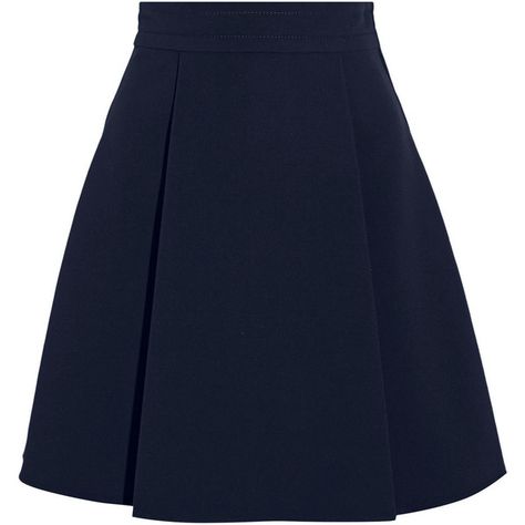 Miu Miu Crepe mini skirt ($705) ❤ liked on Polyvore featuring skirts, mini skirts, bottoms, saias, blue, miu miu skirt, crepe skirt, blue skirt, a line mini skirt and short mini skirts Miu Miu Skirt, Short Skirts Outfits, Wardrobe Architect, Korean Blouse, Wide Skirt, Skirts Short, Crepe Skirt, Box Pleat Skirt, Blue Mini Skirt