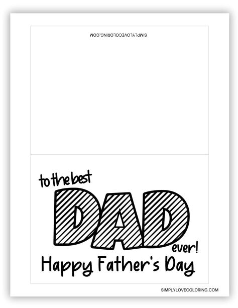 Free Father's Day Coloring Cards are the perfect gift for Father's Day or any day to let Dad know how much you appreciate all he does Fathers Day Card Printable Free, Printable Fathers Day Cards, Free Fathers Day Cards, Fathers Day Card Printable, Father's Day Card Template, Stitch Coloring Pages, Hello Kitty Colouring Pages, Father's Day Printable, Frog Coloring Pages